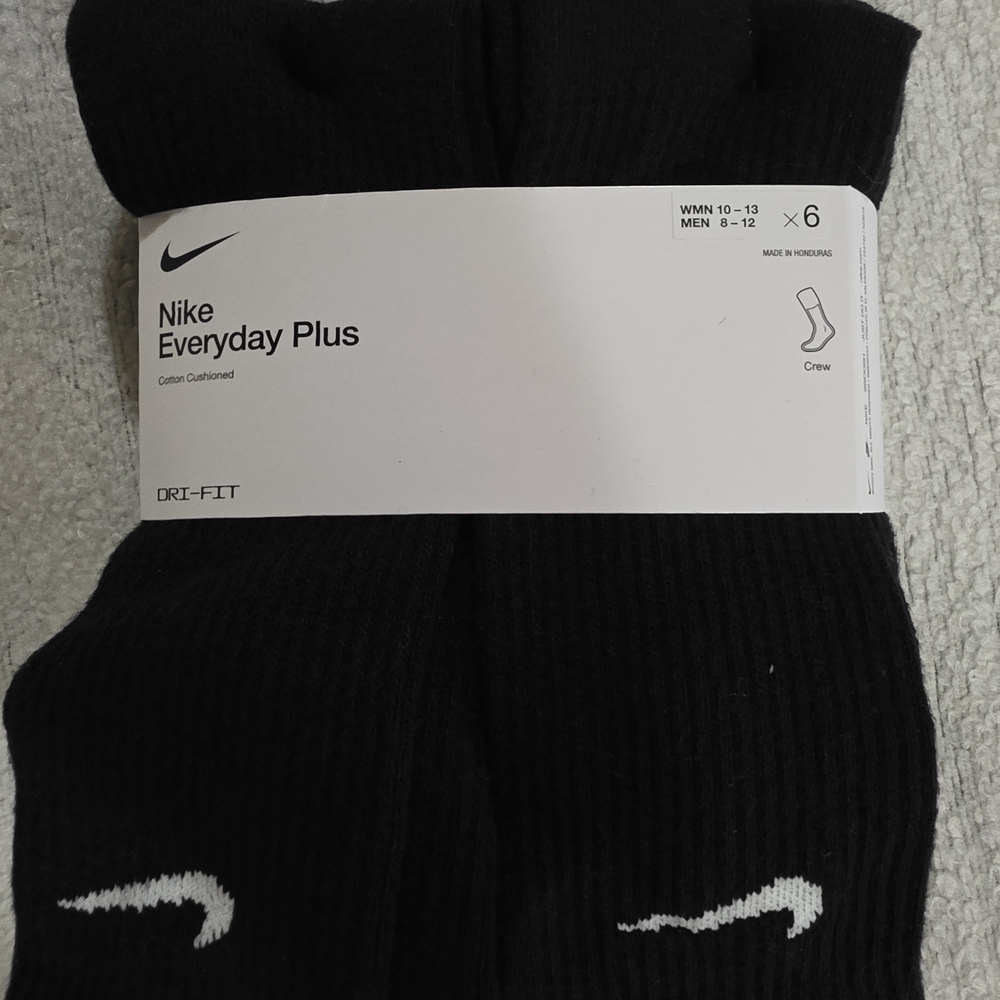 Nike Black Athletic Socks Essential